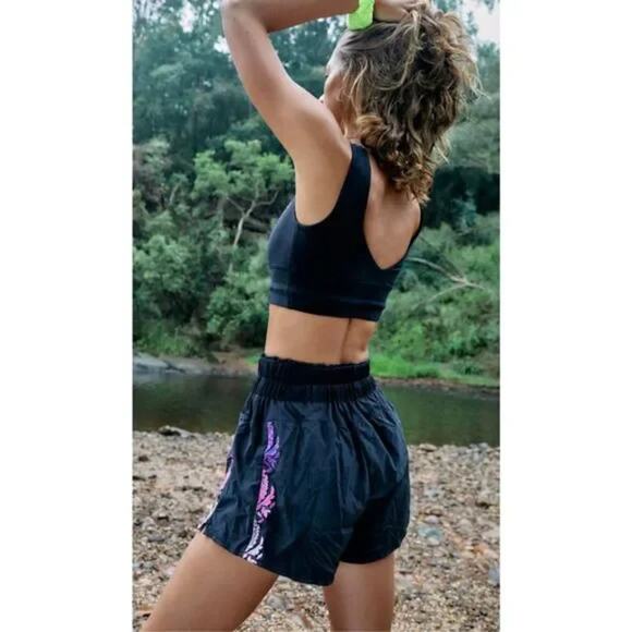 Free People Movement Crop Top Women's Friday Night Lights Black Size XS NWT - Picture 4 of 10